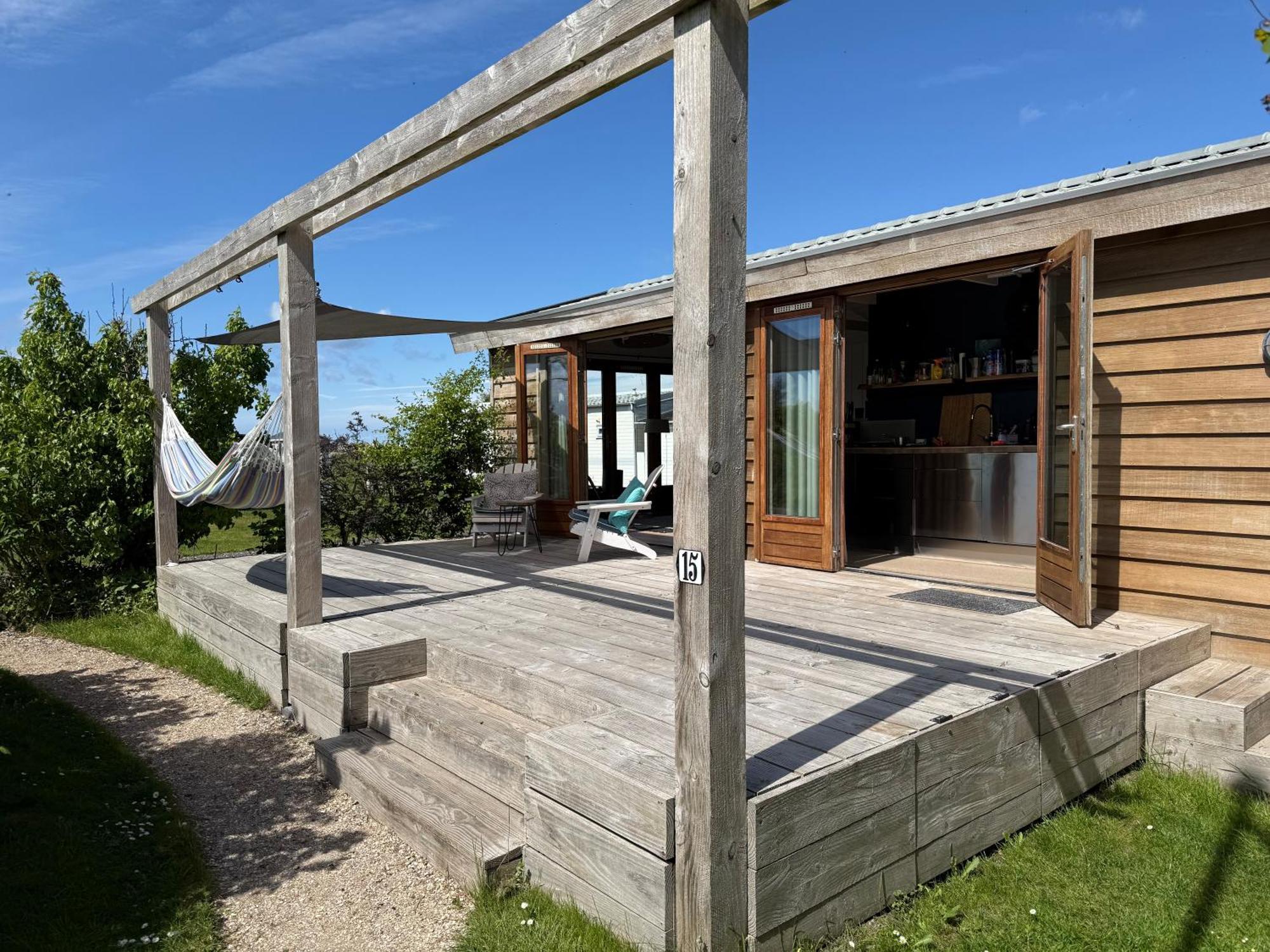 Strandvakantiehuisje! ウォルクム エクステリア 写真